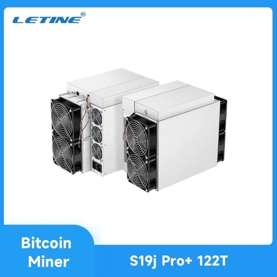Minatore di S19j Pro+ Bitmain Aisc Antminer 122T 3355W BTC/BCH/BSV SHA256 Bitcoin Asic