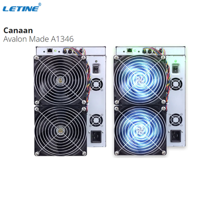 macchina d'estrazione cripto di 30W Canaan Avalon Miner A1346 110th 107T 104T Currenty Bitcoin