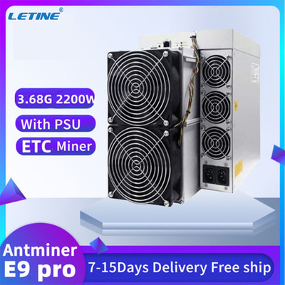 Pro 3068M 2200W ecc minatore cripto del minatore ETHW Asic di Bitmain Asic Antminer E9