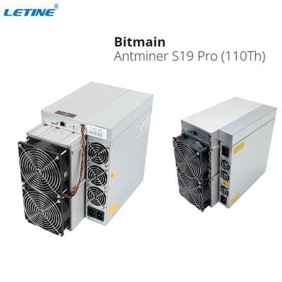 Pro 110T S19J pro 104T 100T 96T Asic Bitcoin macchina d'estrazione nuovissima di Bitmain Antminer S19Pro 110T S19