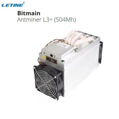 Minatore usato della seconda mano di LTC Scrypt del doge di Antminer L3+ L3++ 504Mh 600MH