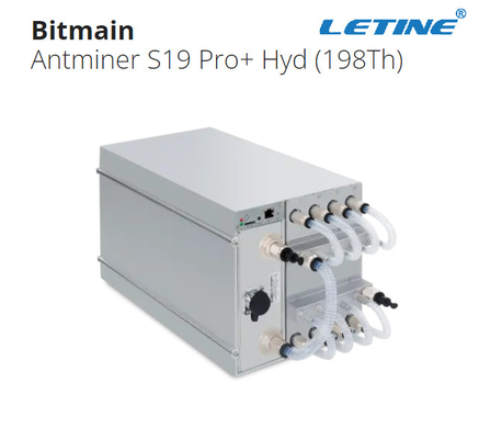 la 198Th idraulica di Antminer S19 Pro+ del minatore di 5445W J0-10 Asic il raffreddamento ad acqua