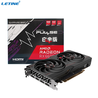 Non carta grafica di Video Card Sapphire Radeon RX 6600 8G GDDR6 256bit del minatore di LHR GPU