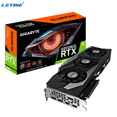 Fan della carta grafica 3 WINDFORCE di OC 12G di gioco di GeForce RTX 3080 di gigabyte