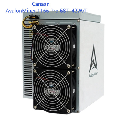 Minatore proficuo Used Canaan Avalon di Bitcoin della seconda mano di SHA 256 1166 pro 68T 75db