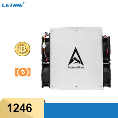 Macchina d'estrazione cripto di valuta di Bitcoin Canaan AvalonMiner 1166