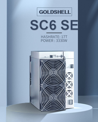 Se 17TH/S Sia Coin Miner di Letine Goldshell SC6 del minatore di 3330W Goldshell Asic