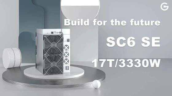 SC6 minatore di Goldshell KDA Asic della macchina d'estrazione del Se 17T 3330W Cryptocurrency
