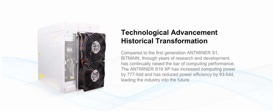 Algoritmo Bitmain Asic Antminer di Letine 141Th 3010W Asic Bitmain Antminer S19 XP SHA-256