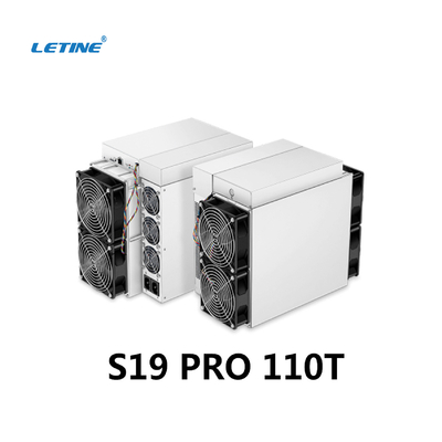 Il antminer s19pro 110T di Bitmain in azione velocemente consegna il PRO valore asic del minatore S19