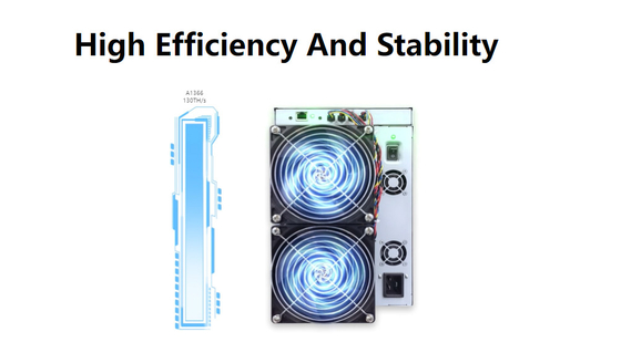 Macchina d'estrazione di BTC Bitcoin Avalon A1366 130th 3250W SHA-256 alto Hashrate