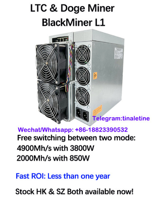 Minatore 4900Mh 3800W del doge di LTC Litecoin della macchina d'estrazione di Blackminer L1 Scrypt