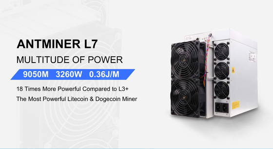 DOGE LTC L7 9050M Asic Miner Macchina Bitmain Antminer L7 9050M 9300M 9500M
