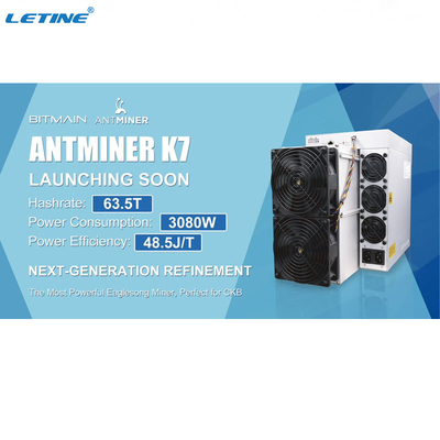 Monete di Profitable For CKB del minatore di Bitmain Antminer K7 Cryptocurrency Asic