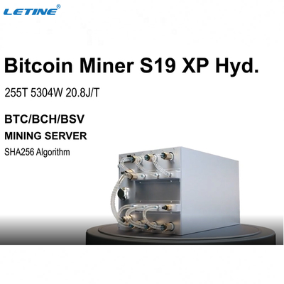 Antminer S19 XP Hydro 255T Asic Bitcoin Miner S19 Pro+ Hyd 198Th con contenitore ANTSPACE HK3