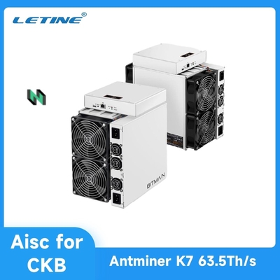 3080W Bitmain Asic Antminer K7 63.5Th Eaglesong Algoritmo Blockchain Minatori