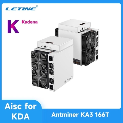 Minatore di raffreddamento a aria del minatore 166T Blake2S di Bitmain Antminer KA3 KDA Asic