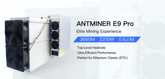 Pro (3.68Gh) /s 2200W ETH ecc EThw ETF E9 pro minatore Bitmain Blockchain Miner di Bitmain Antminer E9