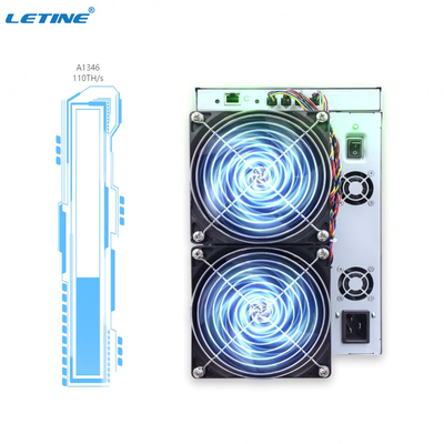 Minatore With Power Supply di A1346 A1366 Canaan Avalon Miner 1346 110T Bitcoin