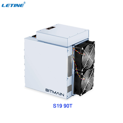 75db 90T S19 Bitmain Antminer con consumo energetico di 3250W