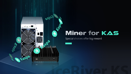 moneta del un poco che estrae il minatore di KASPA KAS Miner Ice River KS0 100G 65Watt Kaspa Asic