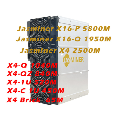 Minatore Jasminer X16-Q Jasminer X4 X4-1U X4-Q di Jasminer X16-P 5800Mh/s 1900W ecc ZIL Asic della famiglia