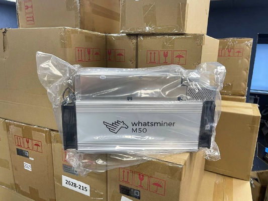 Macchina mineraria Asic Miner MicroBT Whatsminer M50S++ 140Th SHA-256 Algo Bitcoin