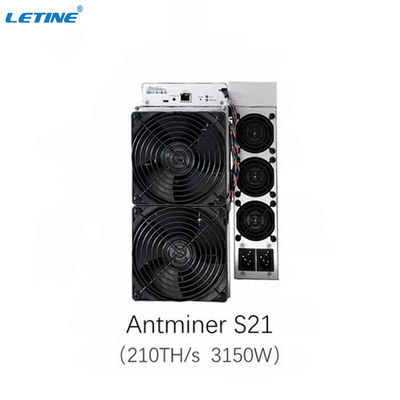 S21 200T 16J/T Bitmain Asic Antminer Blockchain Bitcoin Miner Consumo di energia 3550W