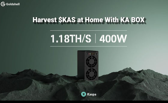 Nuovo Kaspa Miner KA Box Glodshell KA BOX 1.18T 400W per Kas miner