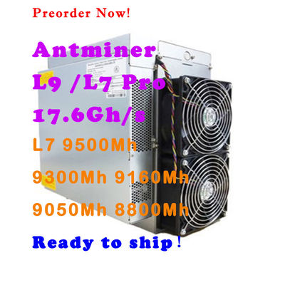 Il più potente minatore blockchain Antminer L9 17.6Gh/S 16.2GH/S 0.21J/M Mining LTC DOGE BEL Asic Miner Antminer L9