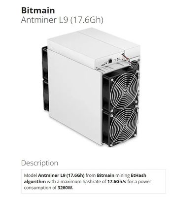 Bitmain Asic Antminer L9 16G Letcoin Doge Dual Mining 3360W L7 9050M