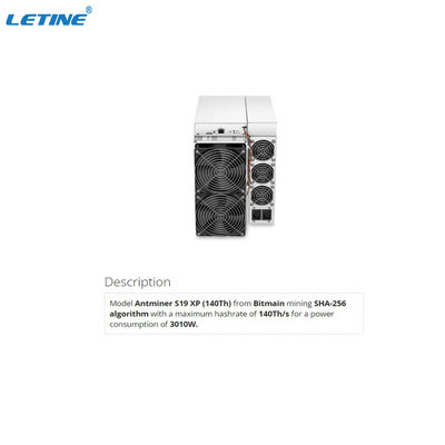 Potente S21 XP 270T Air Cooling Asic Bitcoin Blockchain Miner con 4 Ventilatori