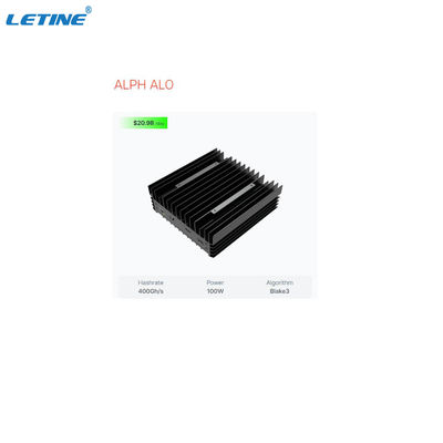 IceRiver ALPH AL0 400GH/S 100W Macchina per l'estrazione dell'alefio algoritmo Blake3 ALPH Coin