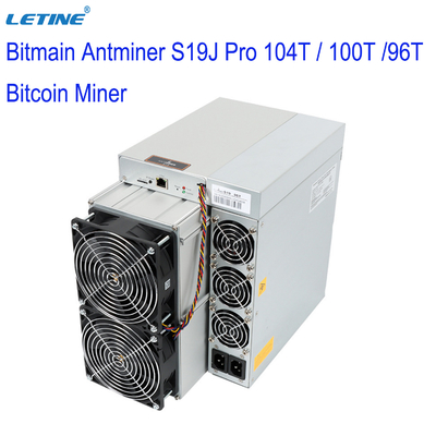 Pro 104T 100T 96T S19 95T 90T Asic Blockchain BTC minatore di riserva di Bitmain Bitcoin Antminer S19J