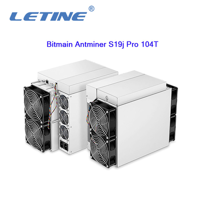 PRO 104T Sha-256 BTB Aisc Miner3068W Hashrate 104T minatore di Bitmain Asic Antminer S19J