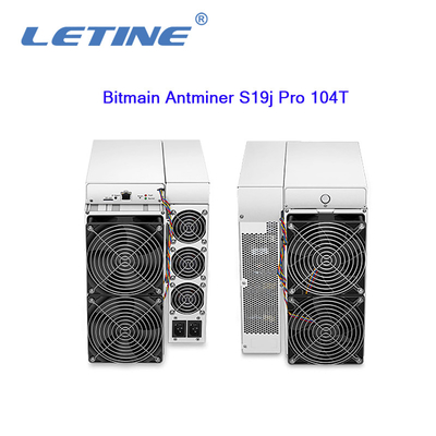 PRO 104T Sha-256 BTB Aisc Miner3068W Hashrate 104T minatore di Bitmain Asic Antminer S19J