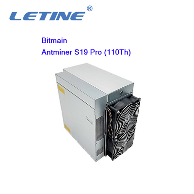 Macchina d'estrazione di Hashrate delle pro 110Th/S Bitcoin del minatore S19 di Bitmain Asic Antminer S19 alta PRO azione del punto 110T Ant Miner
