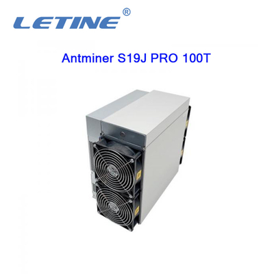 PRO 100T 3050W SHA-256 hashrate della macchina d'estrazione di Bitcoin di algoritmo di Bitmain Asic Antminer S19J del minatore 100Th/s