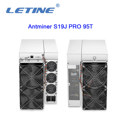 Minatore 3355W della catena del blocchetto di algoritmo di Bitcoin Miner S19j Pro+ 122T SHA 256 del minatore di Bitmain BTC