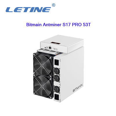 Antminer S17 pro (53Th) Bitmain che estrae il minatore Hashrate di algoritmo SHA-256 di 64Th/s 2094W