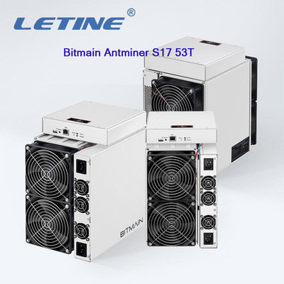 Minatore usato della macchina d'estrazione di Bitmain Antminer S17 53T 2385W BTC S17 50T S17+ 73T 76T Asic