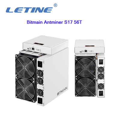 Minatore della macchina d'estrazione di Bitmain Antminer S17 56T 2520W BTC della seconda mano T17 64T S17+ 73T 76T Asic