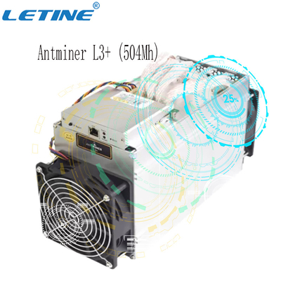 Minatore di Scrypt L3++ L3+ Asic della macchina d'estrazione di Bitmain Antminer L3+ 504Mh