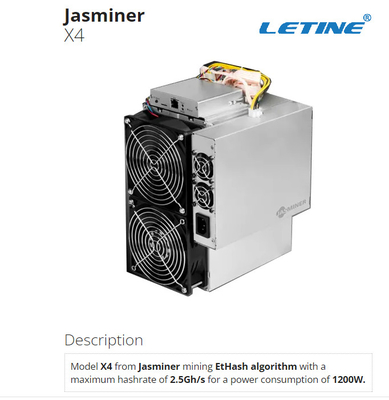 server 1200W 75db di 2.5Gh/S Sunlune Jasminer X4 Etchash