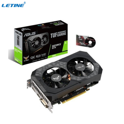 Scheda video 1660 di GB TUF OC del Ti 6 di Graphic Card ASUS GeForce GTX del minatore GDDR6