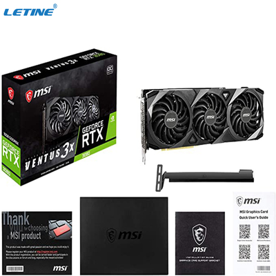 Carte grafiche dell'interfaccia 8gb di Graphic Card HDMI del minatore di MSI GeForce RTX 3080 VENTUS 3X 10GB GDDR6X