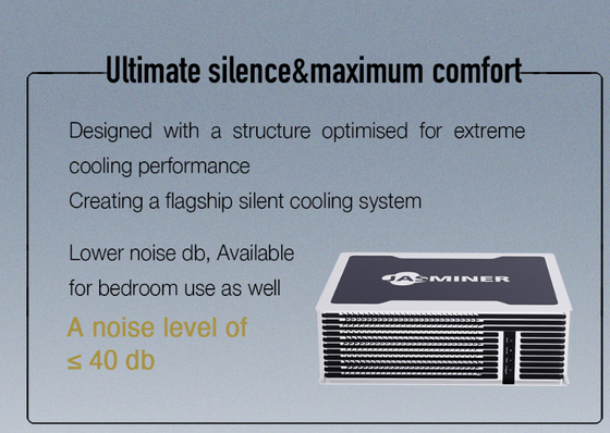 Minatore standard 1040mh 480W 40db EtHash Algo di Jasminer X4-Q 3U nascosto montando le orecchie