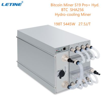 L'idro idraulica di raffreddamento 198Th 27.5W/T di BTC Asic Antminer Bitmain Antminer S19 Pro+