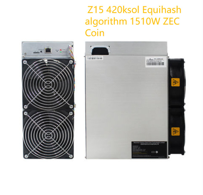 Macchina d'estrazione della moneta di algoritmo ZEC di Equihash Bitmain Antminer Z15 420ksol 1510W