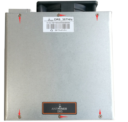 Minatore Bitmain Antminer DR5 trentacinquesimo 1610W della moneta del DCR di algoritmo Blake256R14